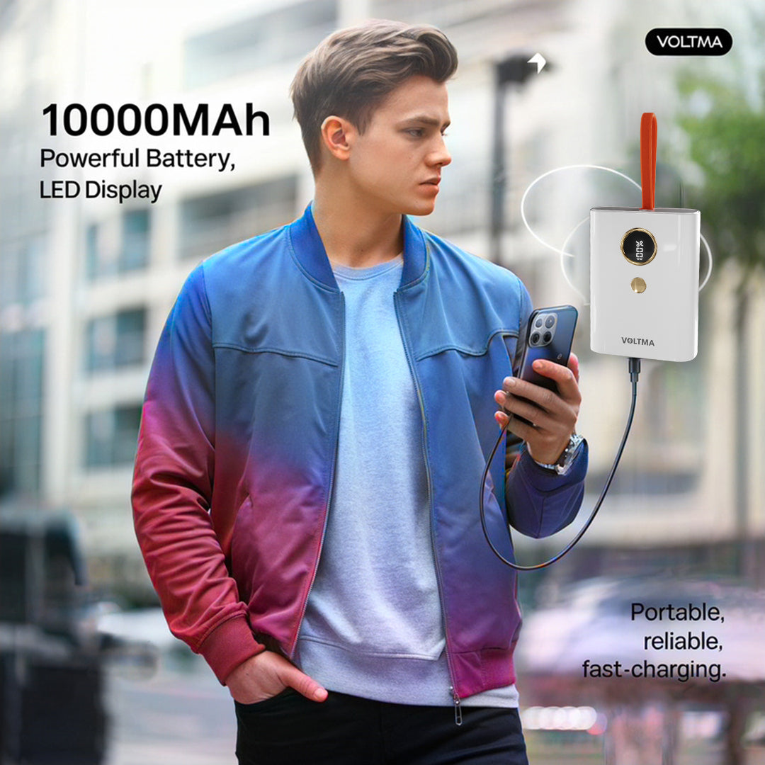Power Bank Voltme - 10,000mAh con Pantalla LED