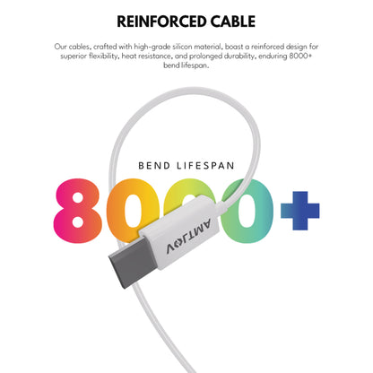 Voltma PHS10UM Cable de Silicona USB A a Lightning, 10 W
