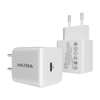 VOLTMA Cargador Rápido de 45W, USB Tipo-C