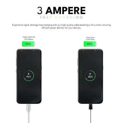 Cable de Silicona USB A a Lightning Voltma PHS10UL, 10W