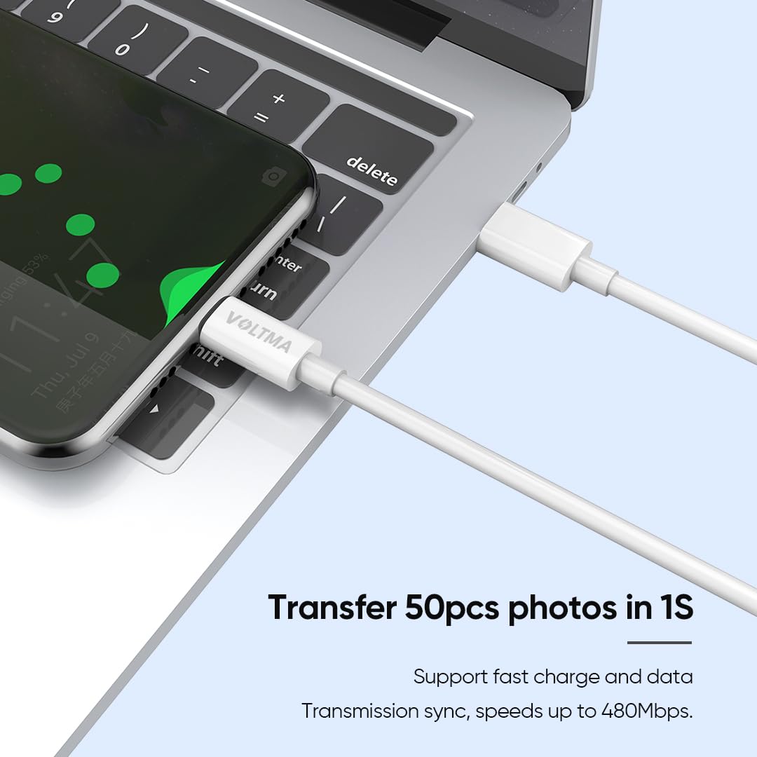 Cable de Carga USB C a USB C Voltma, 60W