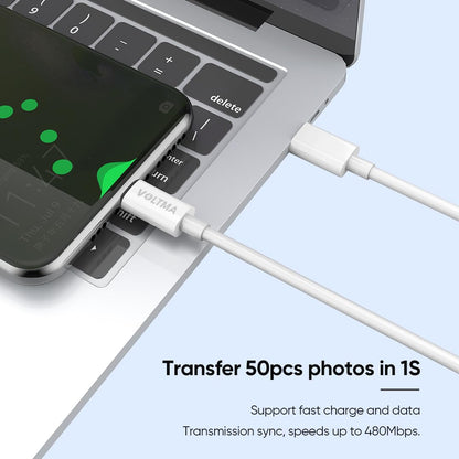 Cable de Carga USB C a USB C Voltma, 60W