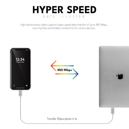 Cable de Silicona USB A a Lightning Voltma PHS10UL, 10W