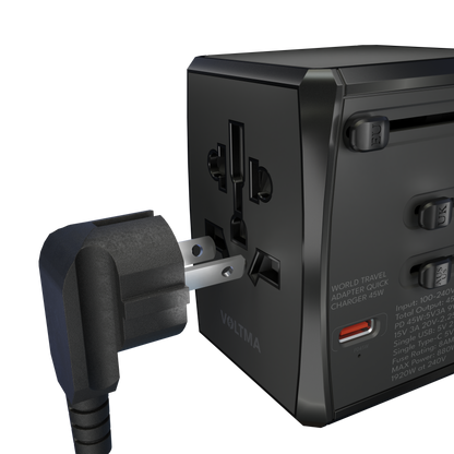 VOLTMA Cargador Universal 45W - 3 Puertos USB-C