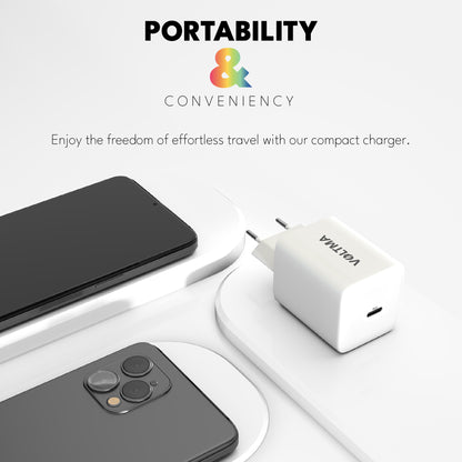 VOLTMA Cargador Rápido de 45W, USB Tipo-C
